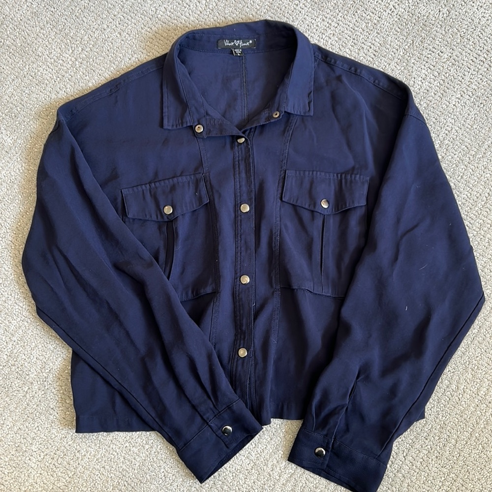 Velvet Heart Navy Jacket